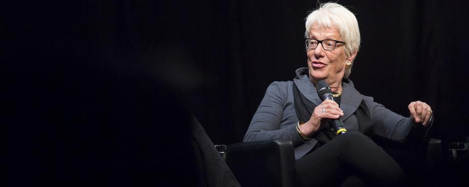 L'ex-procureure de la Confédération Carla del Ponte, membre de la Commision d'observation de l'ONU pour la Syrie.