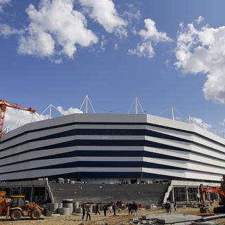 Le stade de Kaliningrad, en Russie. [Keystone - Ferdinand Ostrop - AP Photo]
