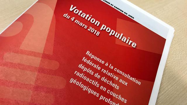 Le peuple jurassien sera consulté sur l'entreposage de déchets radioactifs. [RTS - Gaël Klein]