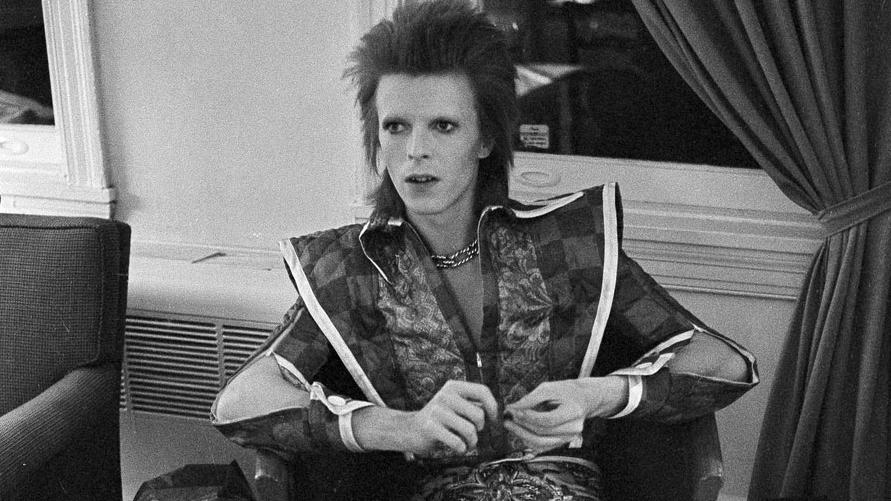 David Bowie dans sa période Ziggy Stardust, à Philadelphie en 1972.
Brian Horton
Keystone [Brian Horton]