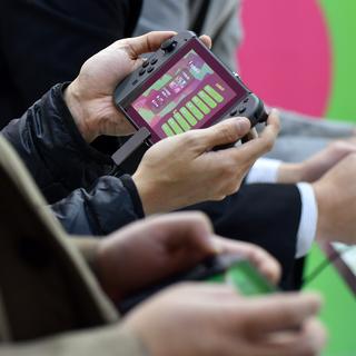 Nintendo a présenté à Tokyo sa nouvelle console de jeu Switch. [Kazuhiro Nogi]