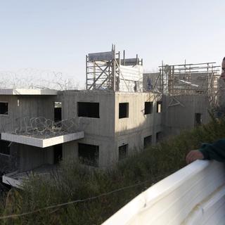 Une colonie "sauvage" en Cisjordanie en juillet 2015. [EPA/ABIR SULTAN]