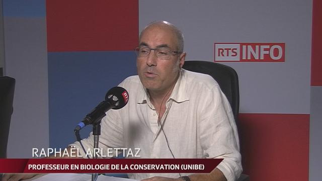 Raphaël Arlettaz, professeur en biologie de la conservation [RTS]