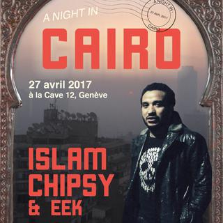 L'affiche de la soirée "A night in... Cairo" à la Cave 12, Genève. [facebook.com/2016anightin]