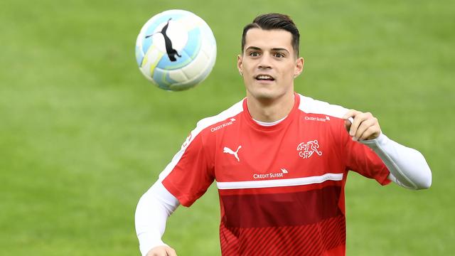 Granit Xhaka est revenu sur sa première saison en Premier League. [Keystone - Walter Bieri]