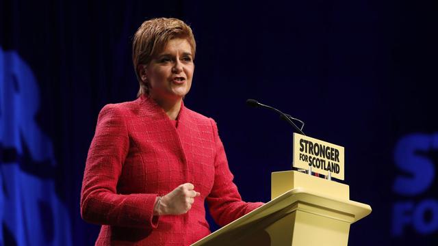 Nicola Sturgeon a obtenu l'aval du Parlement d’Edimbourg à un second référendum sur l’indépendance de l’Ecosse. [Reuters - Russell Cheyne]