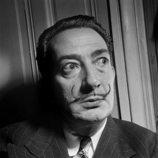 Salvador Dali, photographié dans les années 50. [DR]