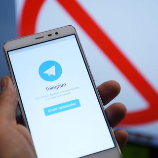 La Russie menace de bloquer la messagerie cryptée Telegram. [Sputnik/AFP - Kirill Kallinikov]