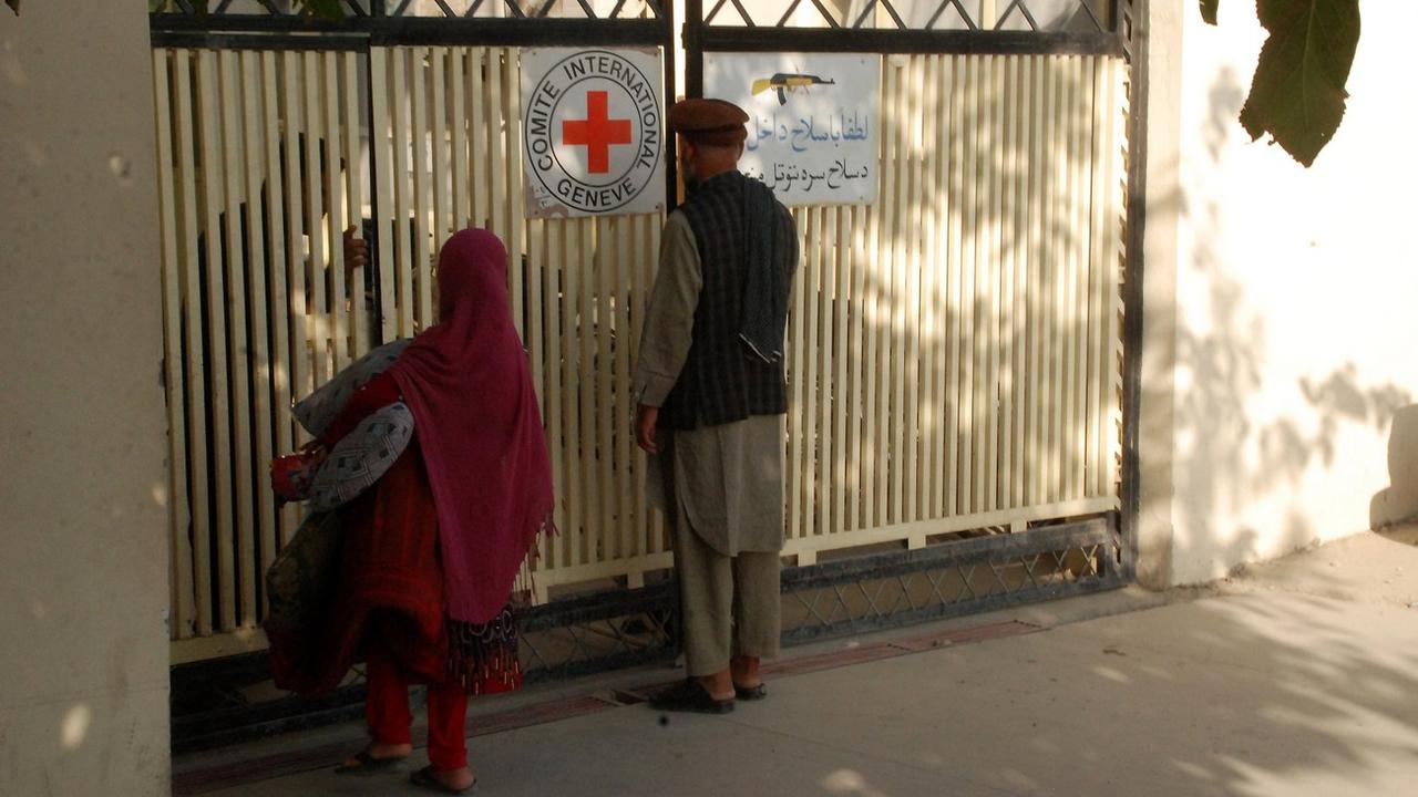 Une clinique du CICR à Mazar-e-Sharif en Afghanistan. [EPA/Keystone - Mutaliba Sultani]