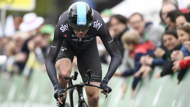 Chris Froome qui participait il y 2 semaines au Tour de Romandie, a connu une mésaventure aujourd'hui. [Alain Grosclaude]