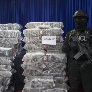 Une importante saisie de drogue en Amérique latine (image prétexte). [Keystone/EPA - Orlando Barria]