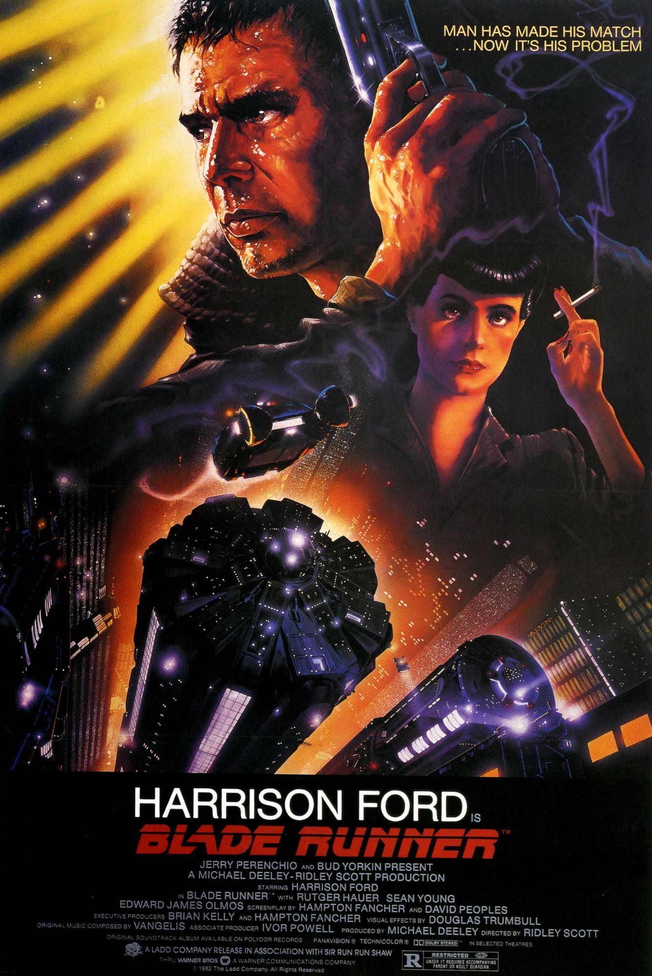 Affiche du film "Blade Runner" de 1982 réalisé par Ridley Scott. [AFP - The Ladd Company]