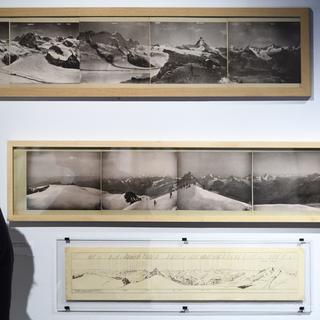 L'exposition de photographie "Sans limite. Photographies de montagne" au Musée de l'Elysée. [keystone - Laurent Gillieron]