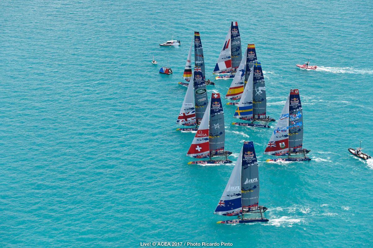 Première journée de la finale de la Youth America's Cup [Ricardo Pinto /Red Bull Content Tool]