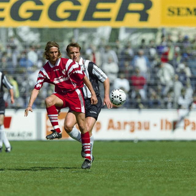 Johann Lonfat sous les couleurs du FC Sion en 1997. [Keystone - Werner Getzmann]