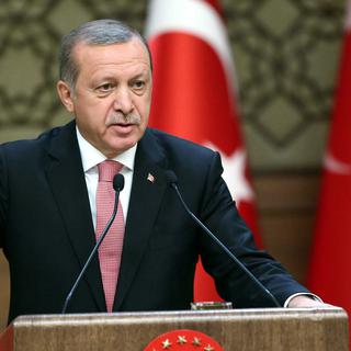 Le président turc Recep Tayyip Erdogan. [Presidential Press Service/AP/Keystone - Kayhan Ozer]