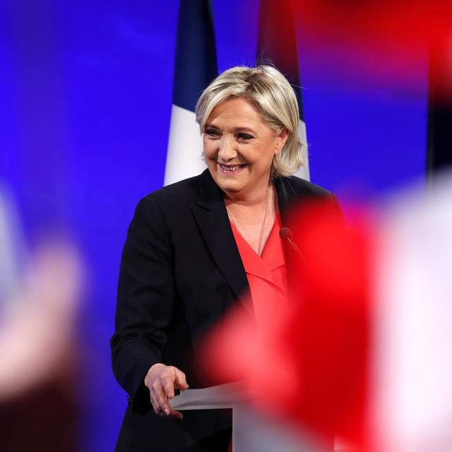 Marine Le Pen a obtenu plus de 10 millions de voix. [keystone - EPA/Jan Langsdon]