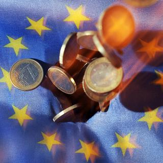 L'euro, monnaie de l'Union européenne. [Keystone - Uli Deck]