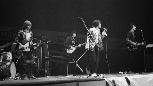 Une image du concert des Rolling Stones à Zurich en 1967. [Keystone]