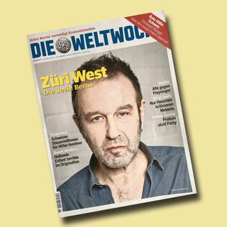 Kuno Lauener en couverture de la Welwoche, 23.02.2017. [DR]