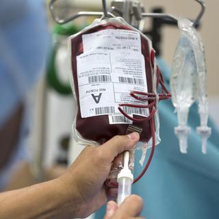 La société californienne propose des transfusions de "sang jeune". [Keystone - Gaëtan Bally]