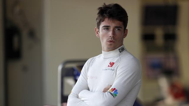 Charles Leclerc, nouveau visage de l'écurie suisse. [Moises Castillo]