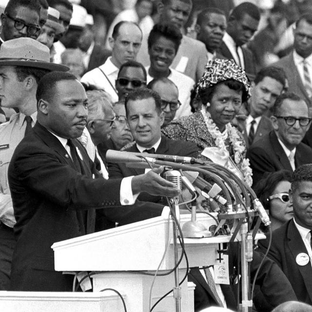 Martin Luther King prononce son célèbre discours "I Have a dream" en 1963 [Keystone - Uncredited]