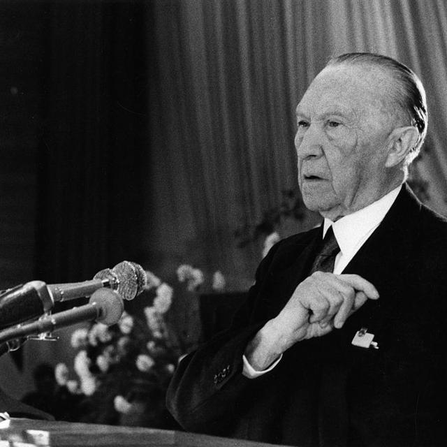 Konrad Adenauer en juin 1962 [Konrad-Adenauer-Stiftung - Paul Bouserath]