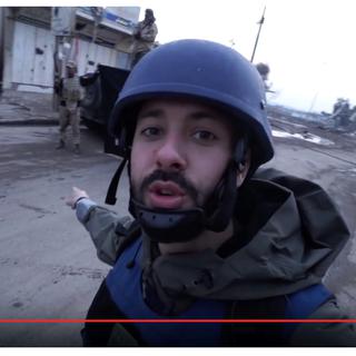 Capture d'écran de la vidéo "Un youtubeur en Irak" du Grand JD. [YouTube]