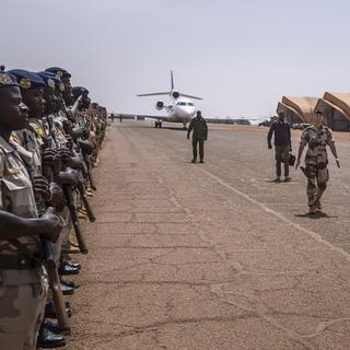 Une nouvelle force a vu le jour lors du G5 Sahel. [Keystone - Christophe Petit Tesson]