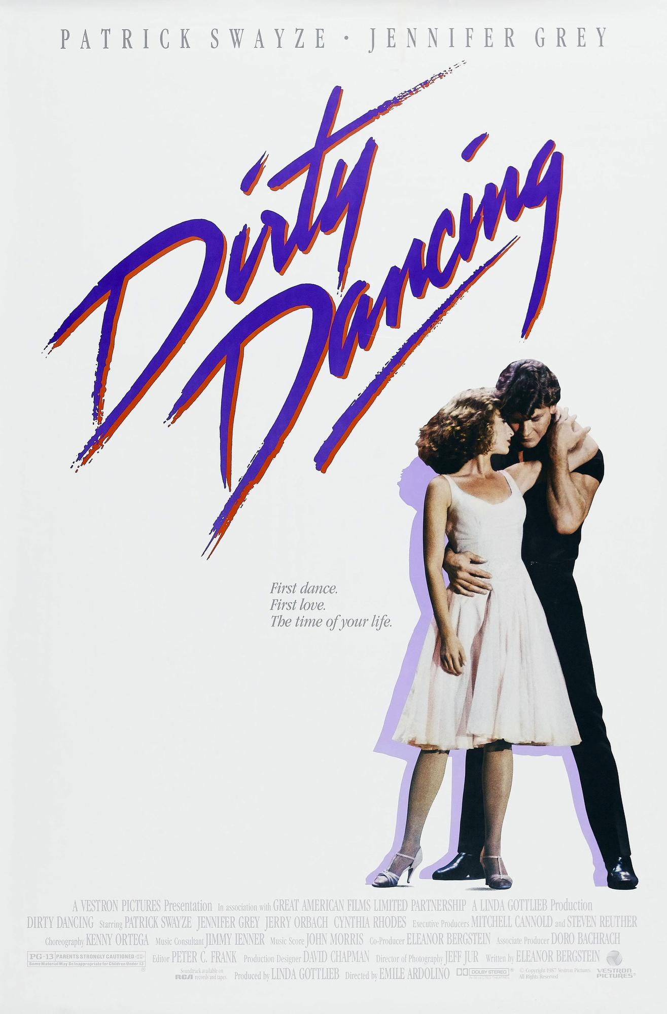 Affiche du film "Dirty Dancing" de 1987 avec Jennifer Grey et Patrick Swayze. [AFP - Archives du 7eme Art]