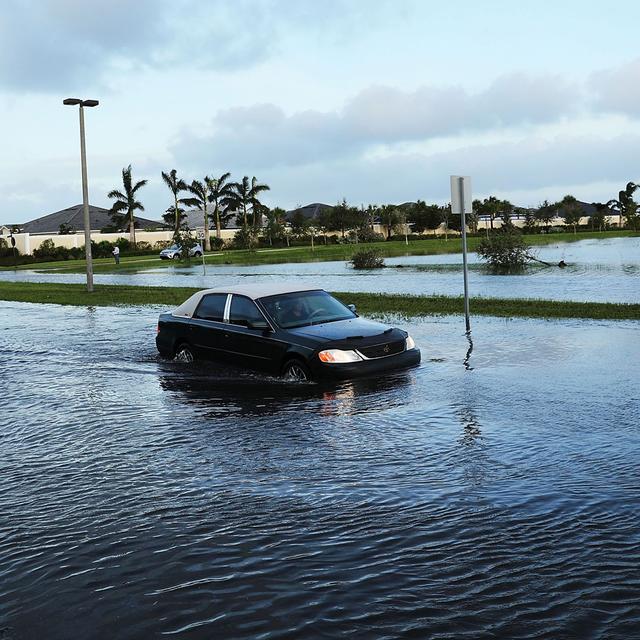 Vague, inondation, Floride. [Getty Images North America/AFP - Spencer Platt]