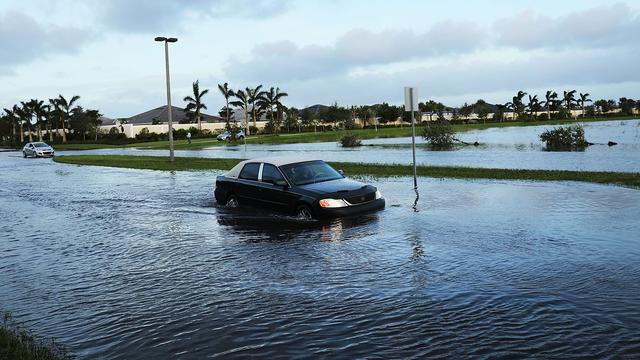 Vague, inondation, Floride. [Getty Images North America/AFP - Spencer Platt]