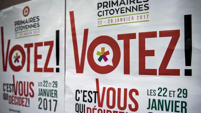 Appel à la participation pour la primaire de la gauche. [AFP - Philippe Lopez]