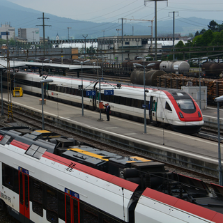 Une nouvelle menace sur la ligne CFF entre Bâle et Genève via Delémont. [RTS - Gaël Klein]