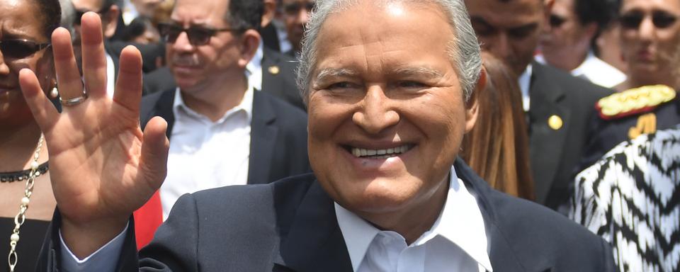 Le président du Salvador, Salvador Sanchez Ceren, ancien leader du Front Farabundo Marti de Libération nationale. [AFP - Oscar Rivera]