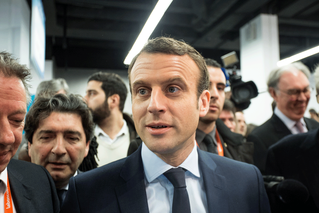 Emmanuel Macron sera à Lyon ce samedi. [AFP - sadak souici]
