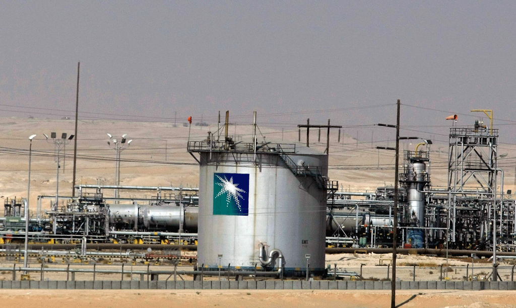 Une station de forage de pétrole de Saudi Armaco à Dammam. [AFP - Hassan Ammar]