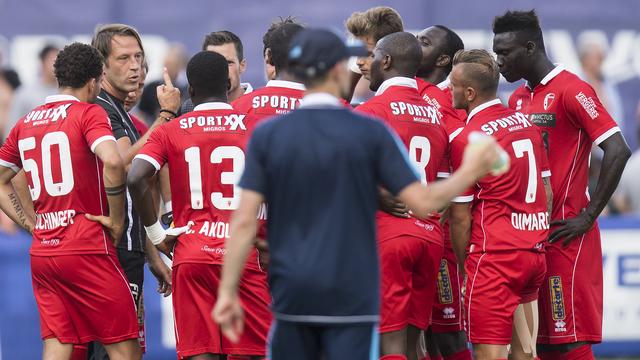 Le FC Sion se prépare à faire son entrée en lice en Europa League. [Keystone - Jean-Christophe Bott]