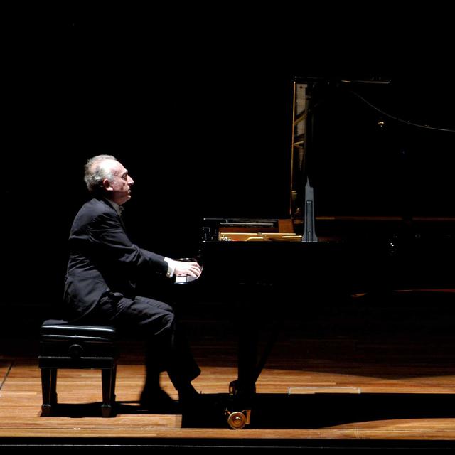 Le pianiste italien Maurizio Pollini à Rome en 2003. [Leemage/AFP - Musacchio/Farabola]