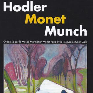 L'affiche de l'exposition "Hodler, Monet, Munch" à la Fondation Pierre Gianadda à Martigny. [Fondation Pierre Gianadda]