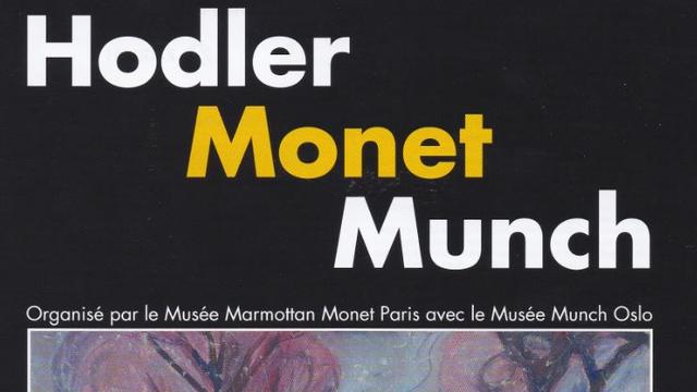 L'affiche de l'exposition "Hodler, Monet, Munch" à la Fondation Pierre Gianadda à Martigny. [Fondation Pierre Gianadda]