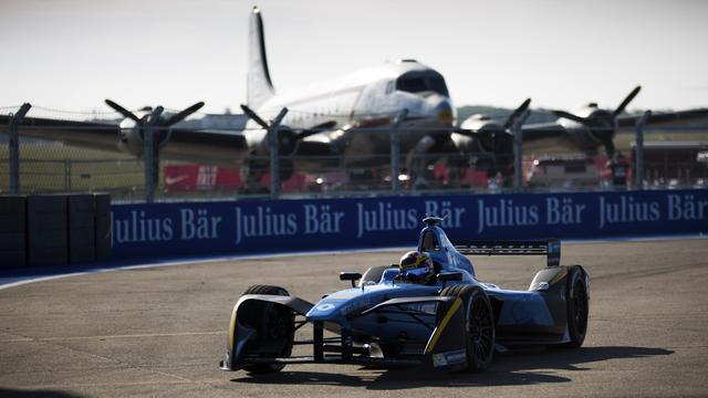 Sébastien Buemi s'est imposé sur la piste de l'ancien aéroport du Tempelhof. [Antonin Vincent]