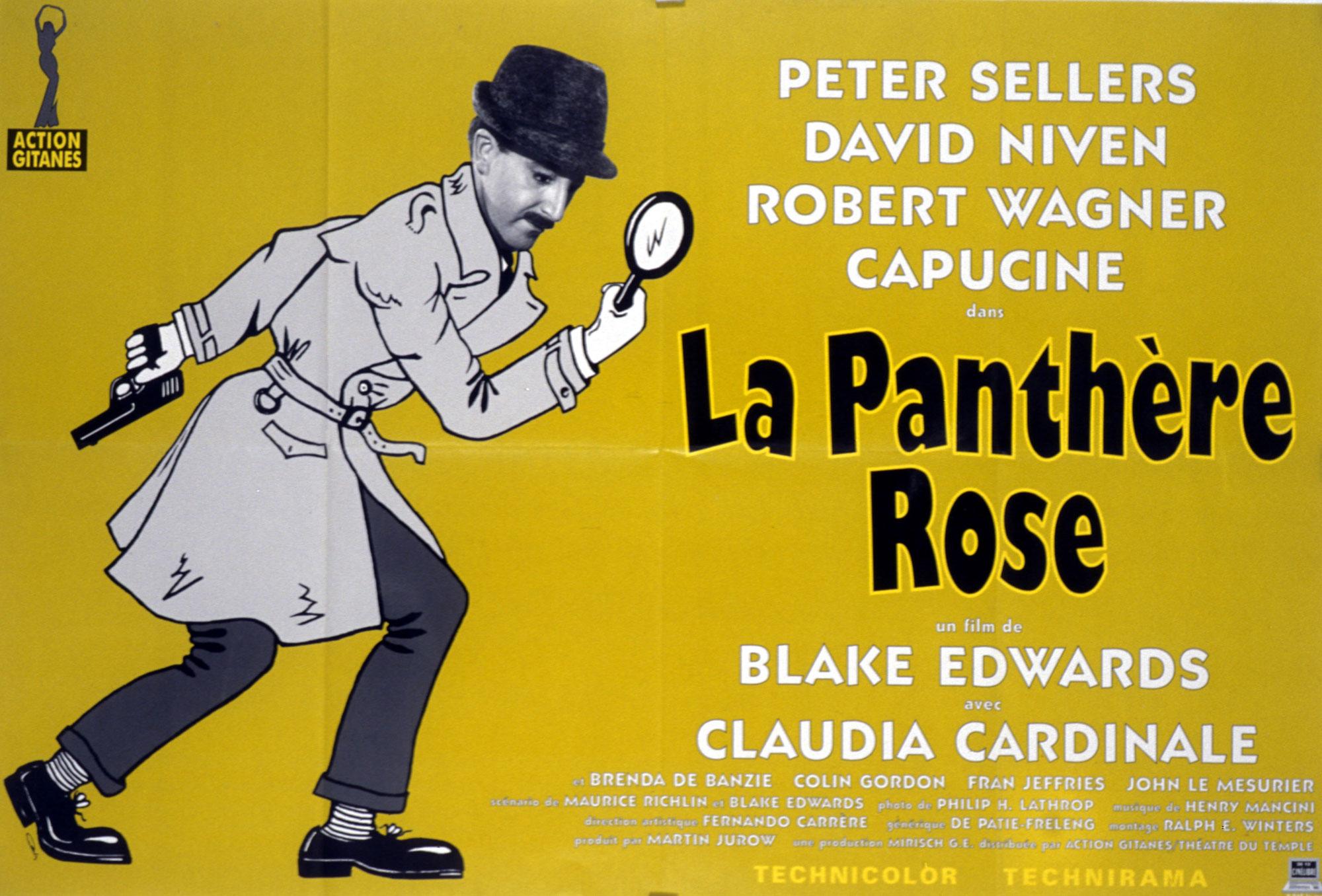 L'affiche du film "La Panthère rose" (1963). [AFP]