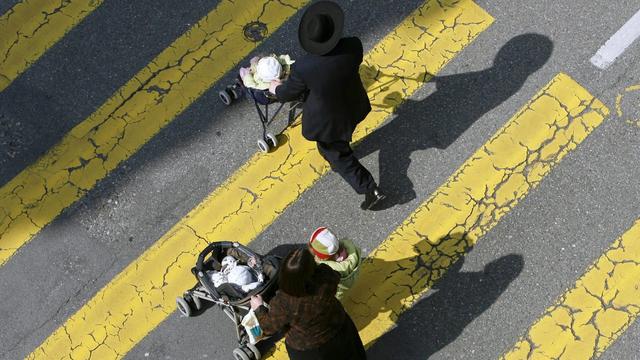 Les communautés juives orthodoxe et ultra-orthodoxe sont attachées aux Alpes suisses (image d'illustration). [Keystone - Alessandro Della Bella]