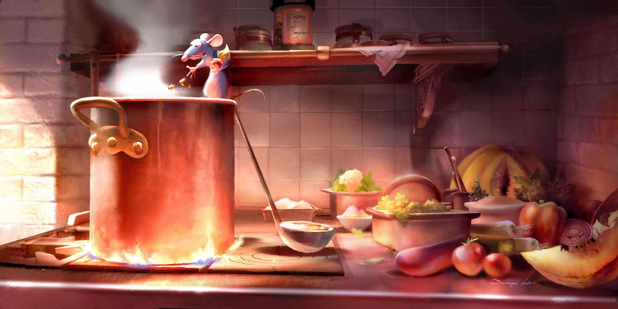 Une scène du film "Ratatouille" de Pixar. [AFP - Archives du 7eme Art]