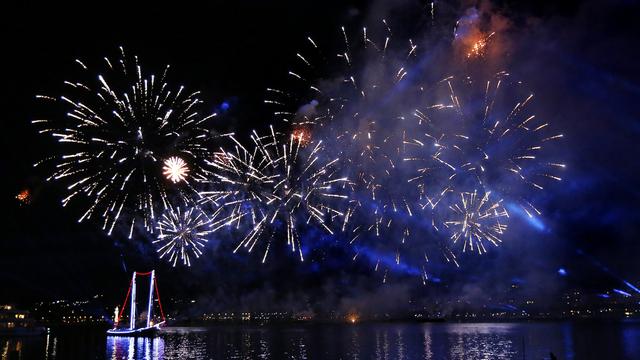 Les feux d'artifice ont notamment attiré entre 300'000 et 350'000 personnes autour de la Rade.