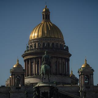 La cathédrale Saint-Isaac à St-Pétersbourg en Russie. [AFP - Alexei Danichev]