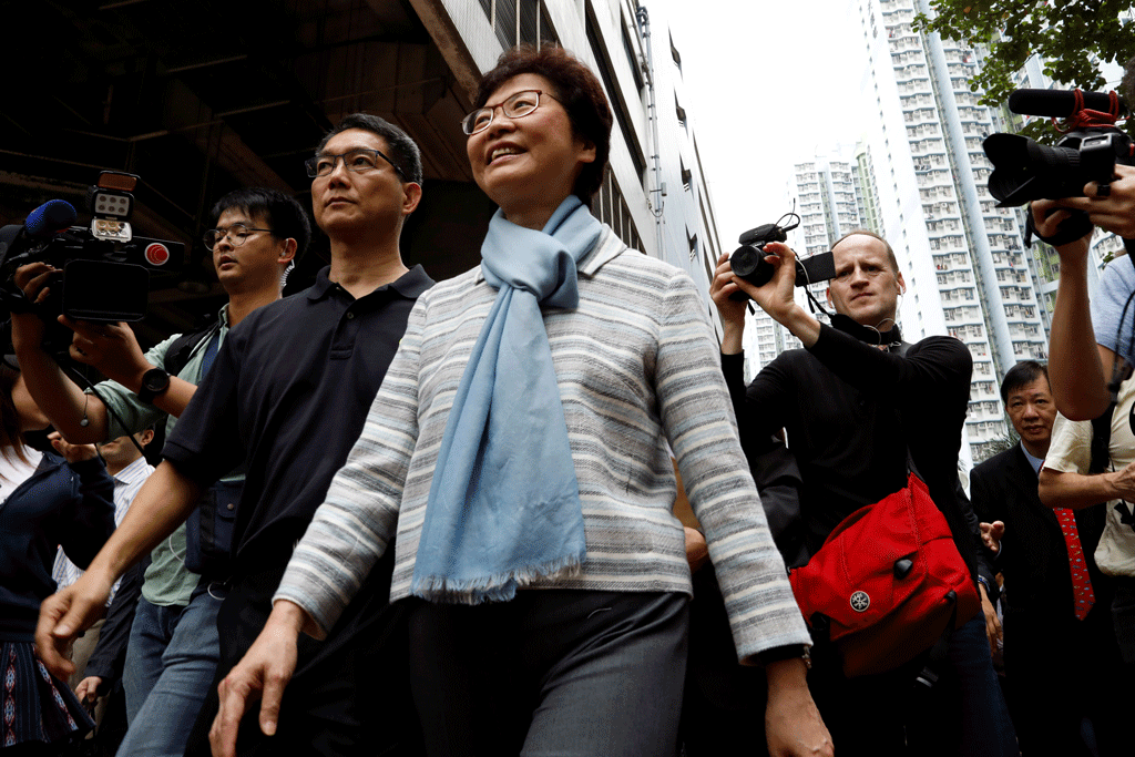 Avec l'élection de Carrie Lam, beaucoup voient une ingérence de Pékin dans les affaires de Hong-Kong.