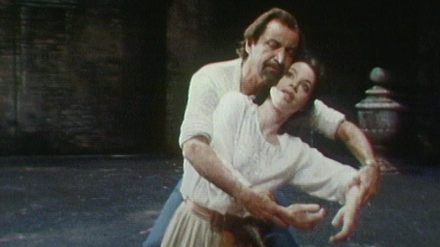 Maurice Béjart pendant les répétitions de Don Giovanni. [RTS]